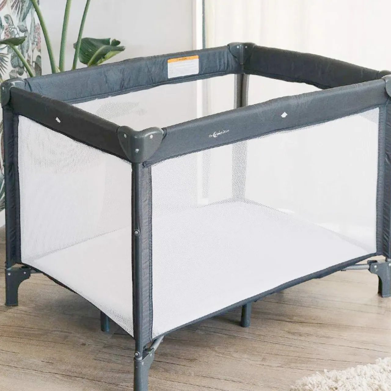 Travel Cots & Beds|Cots*The Sleep Store Quest Portacot with Bassinet - Grey