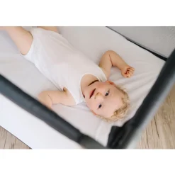 Travel Cots & Beds|Cots*The Sleep Store Quest Portacot with Bassinet - Grey