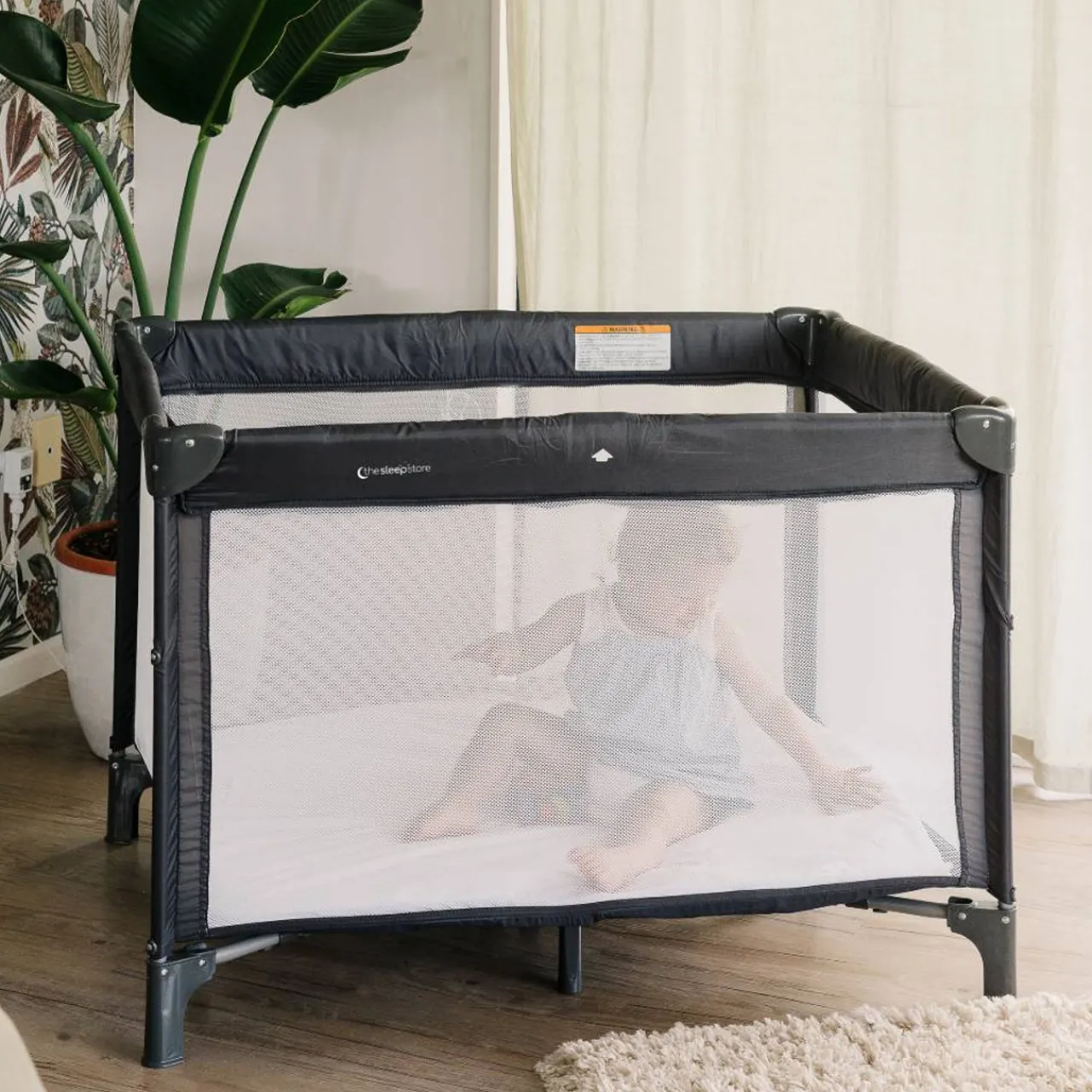 Travel Cots & Beds*The Sleep Store Quest Solo Portacot - Grey