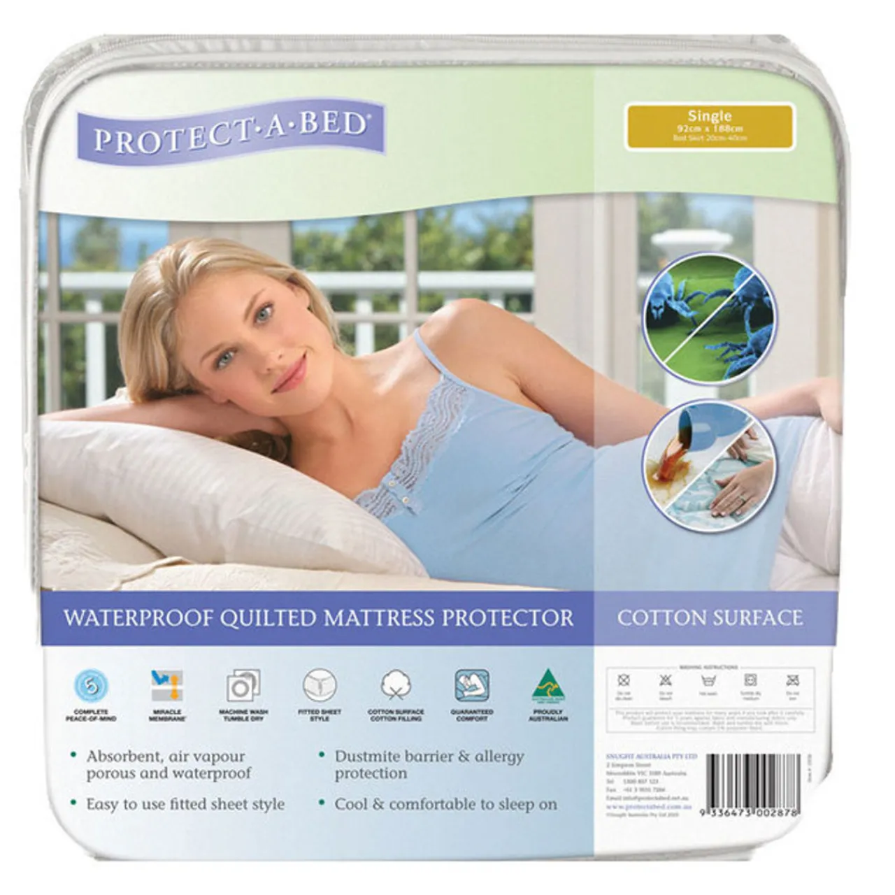 Mattress Protectors & Underlays*Protectabed Quilted Cotton Mattress Protector