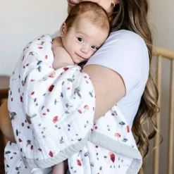 Baby Blankets & Quilts*Little Unicorn Quilted Cotton Muslin Baby Blanket