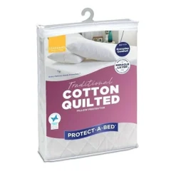 Pillows & Pillowcases*Protectabed Quilted Cotton Pillow Protector