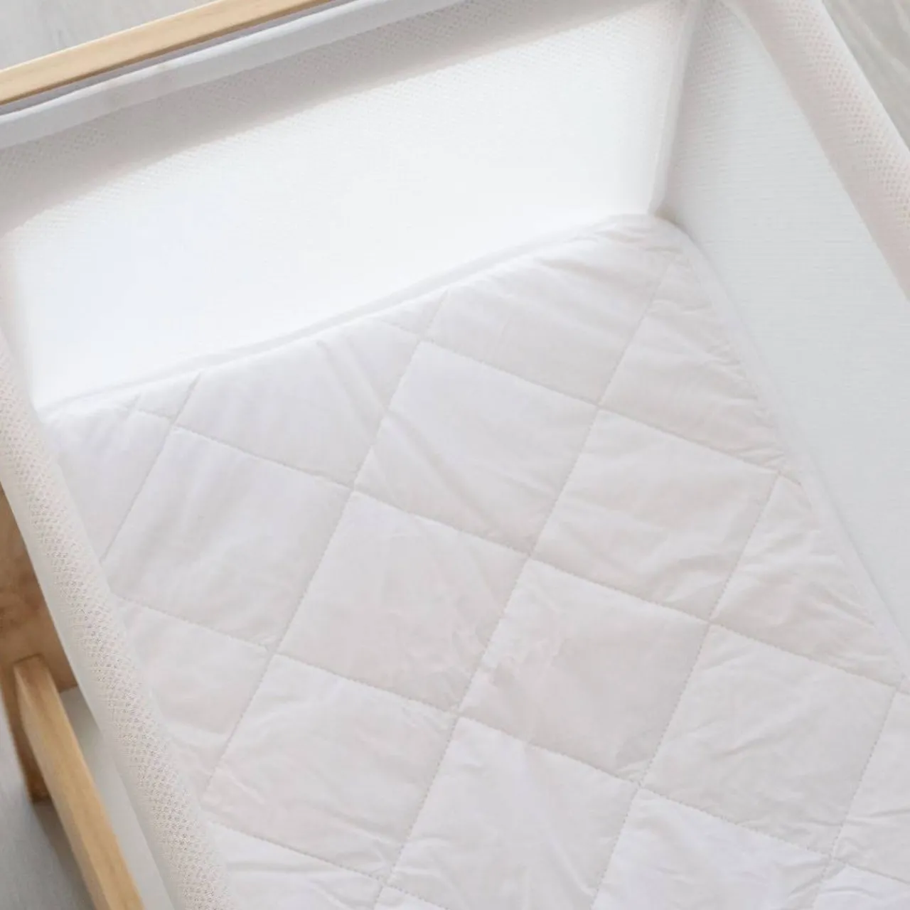 Mattress Protectors & Underlays|Moses Basket Bedding*The Sleep Store Quilted Wool Mattress Cover