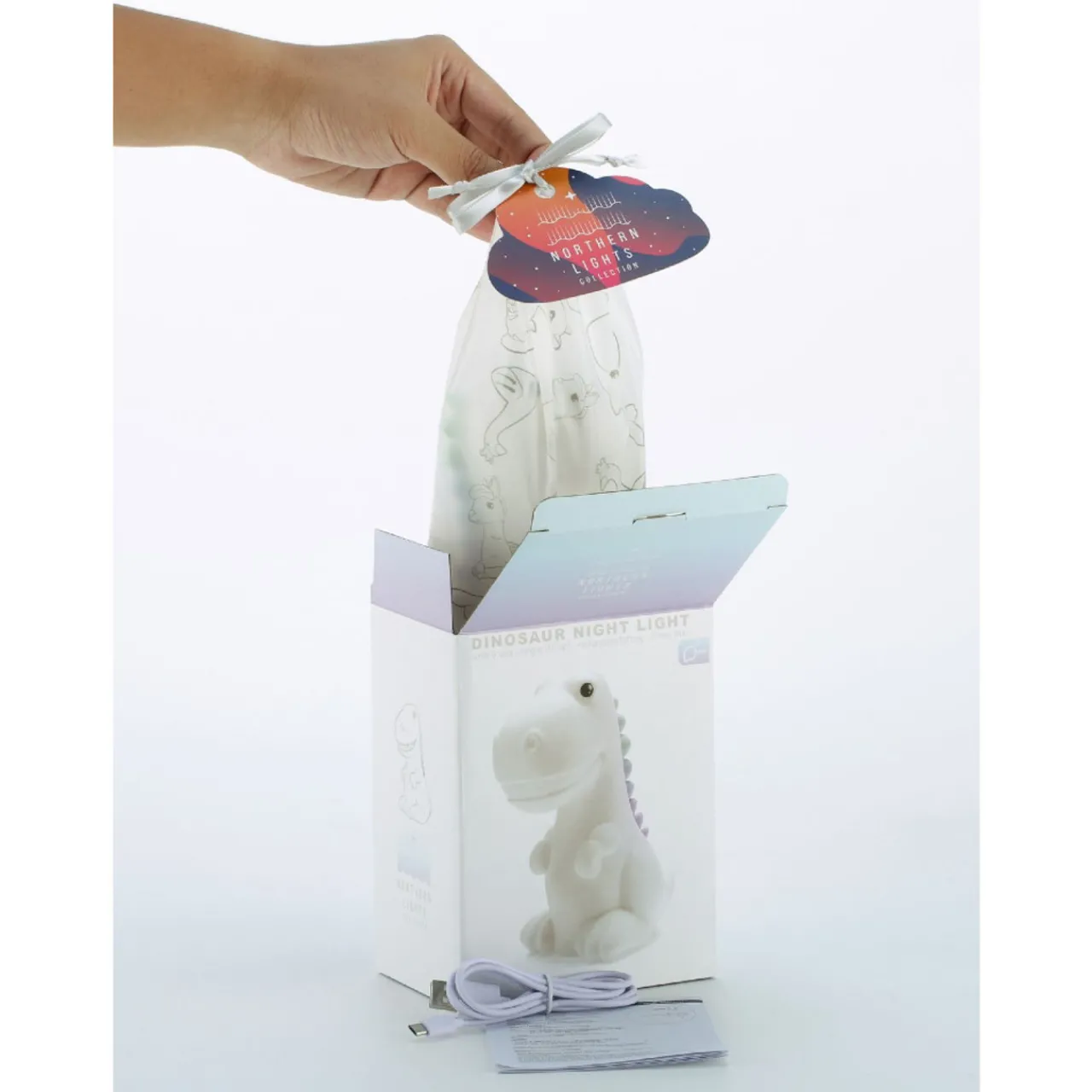 Night Lights|Night Lights*Stellar Haus Rechargeable Night Light - Devon the Dinosaur