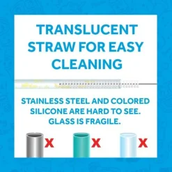 Sippy & Starter Cups*Re-Play Straw Cup with Plastic Bendy Straw Beige