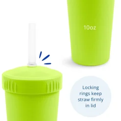 Sippy & Starter Cups*Re-Play Straw Cup with Silicone Straw