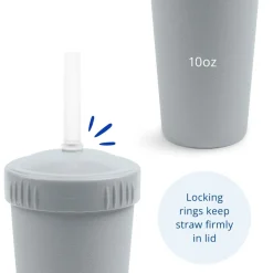 Sippy & Starter Cups*Re-Play Straw Cup with Silicone Straw