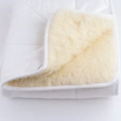 Mattress Protectors & Underlays*The Sleep Store Reversible Quilted Wool Underlay - Cot Size