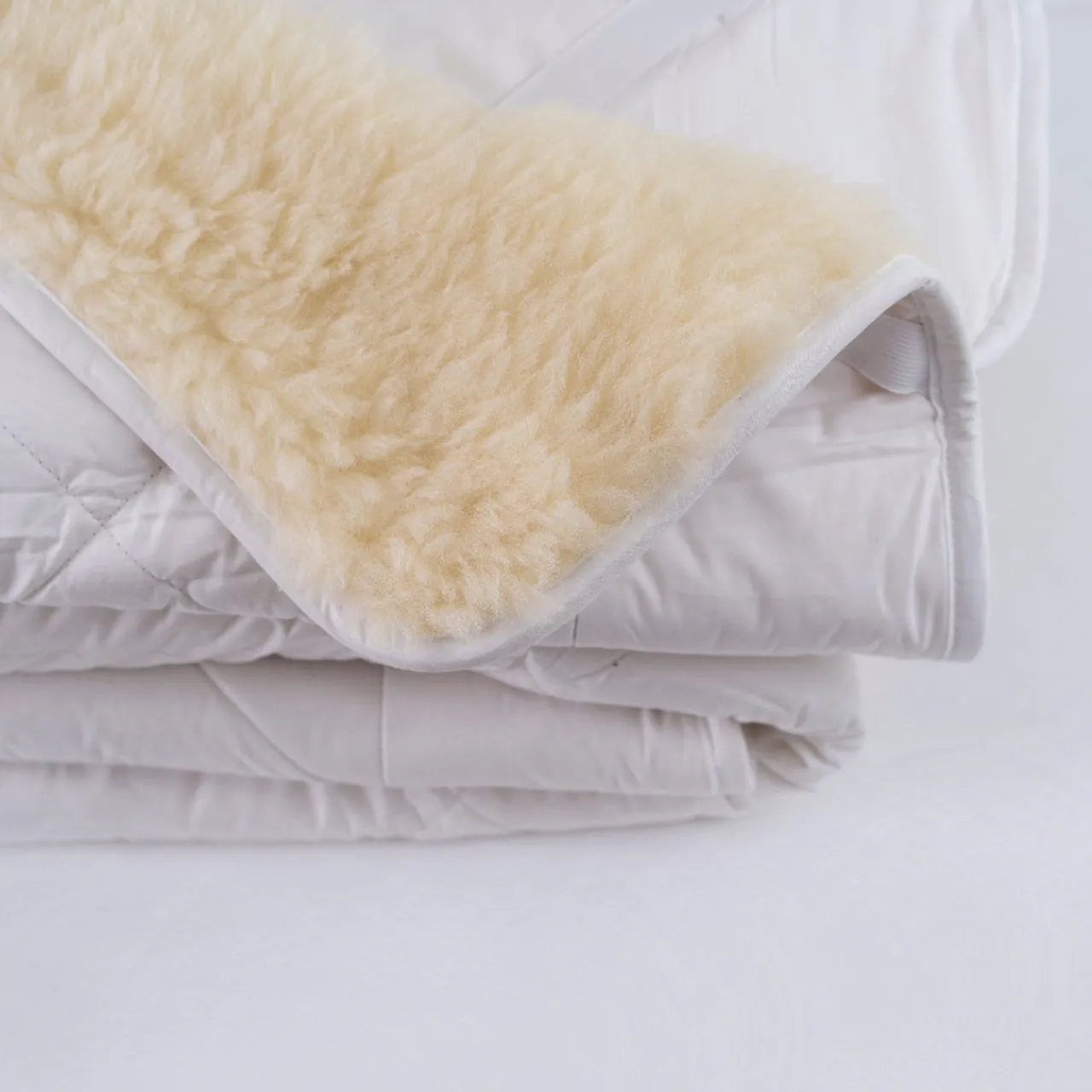 Mattress Protectors & Underlays*The Sleep Store Reversible Quilted Wool Underlay