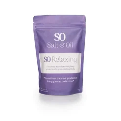 Gifts For Mum|Self-Care*Salt & Oil - SO Relaxing Bath Soak Pouch 450g