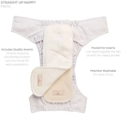 Nappies, Wipes & Wet Bags|Nappies & Training Pants*Nestling Sassy Straight Up Reusable Nappy Pants