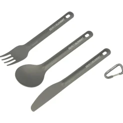 Family Outdoor Essentials|Grown Ups*Sea To Summit Alphalight Cutlery 3 PC Set Charcoal