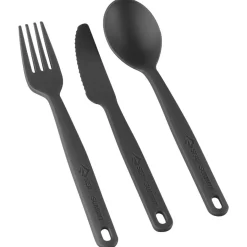 Family Outdoor Essentials|Grown Ups*Sea To Summit Camp Cutlery 3 PC Set Charcoal