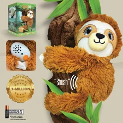 Comforters & Soft Toys|White Noise*Baby Shusher Shusher Sloth by - Plush Soothing Companion