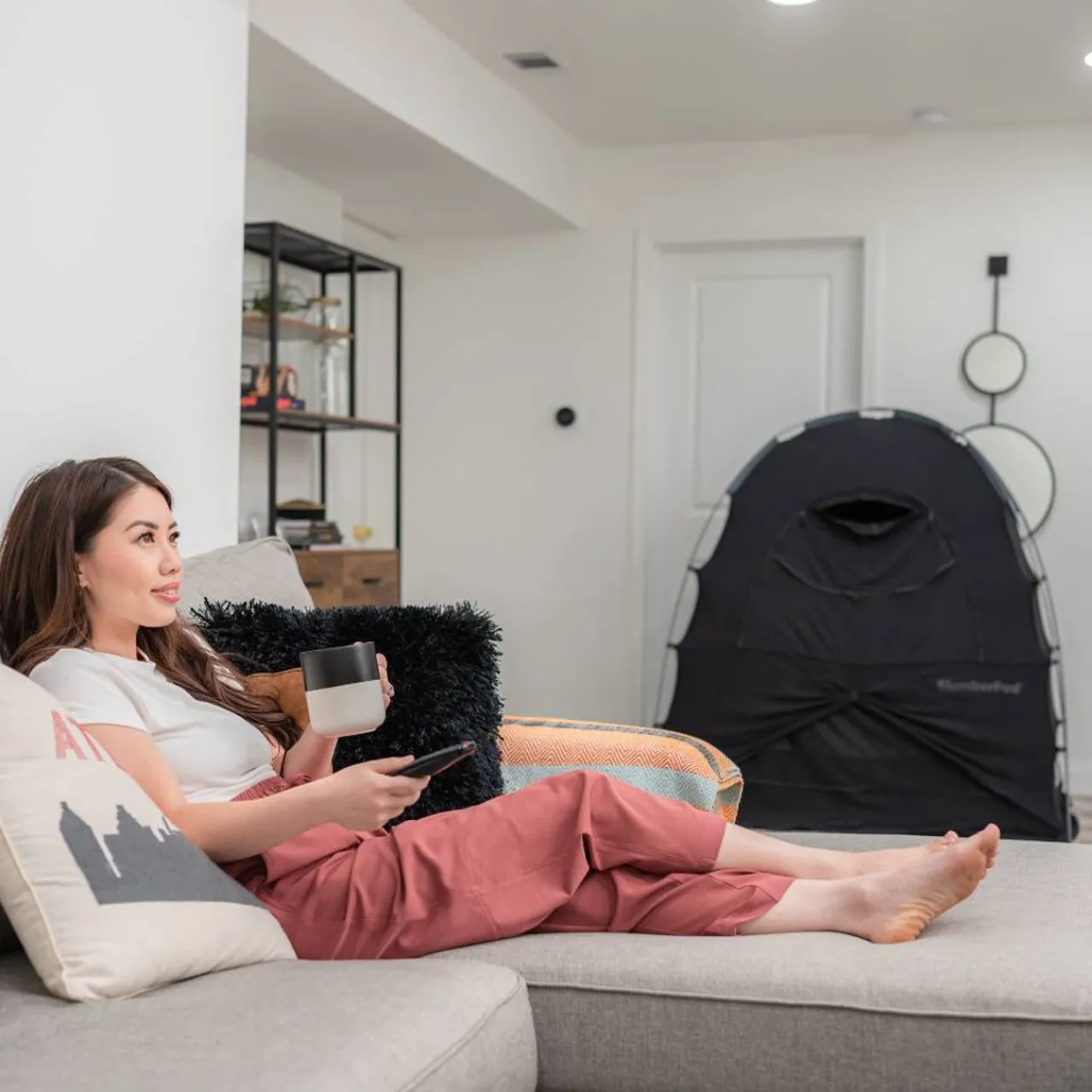 Shade & Blackout Blinds|Blackout & Travel Shade*Slumberpod out Sleep Tent for a Travel Cot, Cot or Air Mattress Black