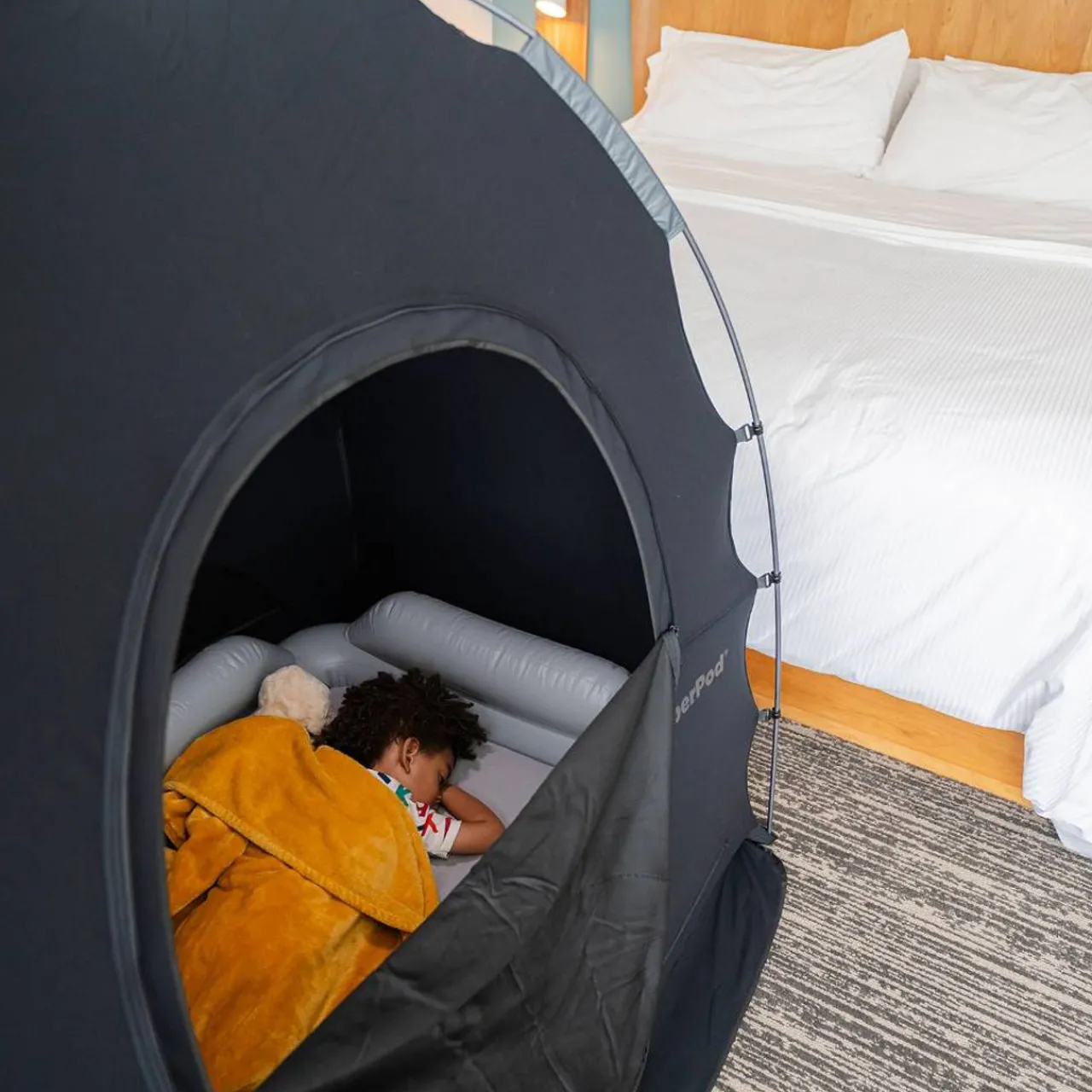 Shade & Blackout Blinds|Blackout & Travel Shade*Slumberpod out Sleep Tent for a Travel Cot, Cot or Air Mattress Black
