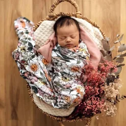 Accessories|Stretch Swaddles/Wraps*Snuggle Hunny Baby Jersey Wrap & Topknot Set