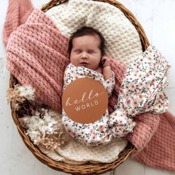 Accessories|Stretch Swaddles/Wraps*Snuggle Hunny Baby Jersey Wrap & Topknot Set