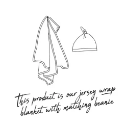 Accessories|Stretch Swaddles/Wraps*Snuggle Hunny Baby Jersey Wrap & Beanie Set