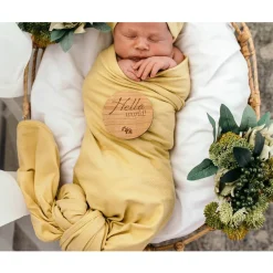 Accessories|Stretch Swaddles/Wraps*Snuggle Hunny Baby Jersey Wrap & Beanie Set