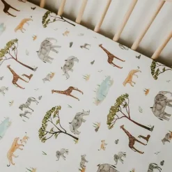 Cot Sheets*Snuggle Hunny Kids Fitted Cot Sheet - 133 x 77cm