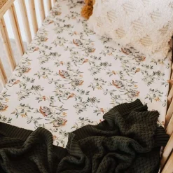 Cot Sheets*Snuggle Hunny Kids Fitted Cot Sheet - 133 x 77cm