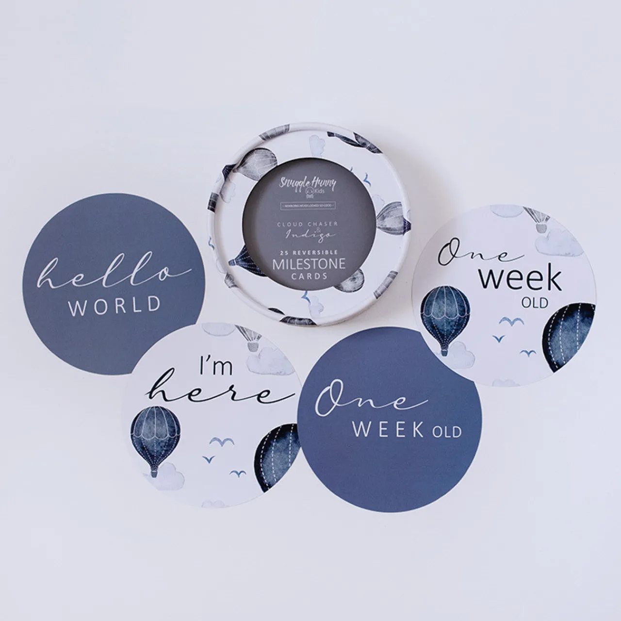 Gifts For Mum*Snuggle Hunny Reversible Milestone Cards