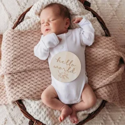 Gifts For Mum*Snuggle Hunny Wooden Milestone Cards