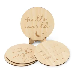 Gifts For Mum*Snuggle Hunny Wooden Milestone Cards