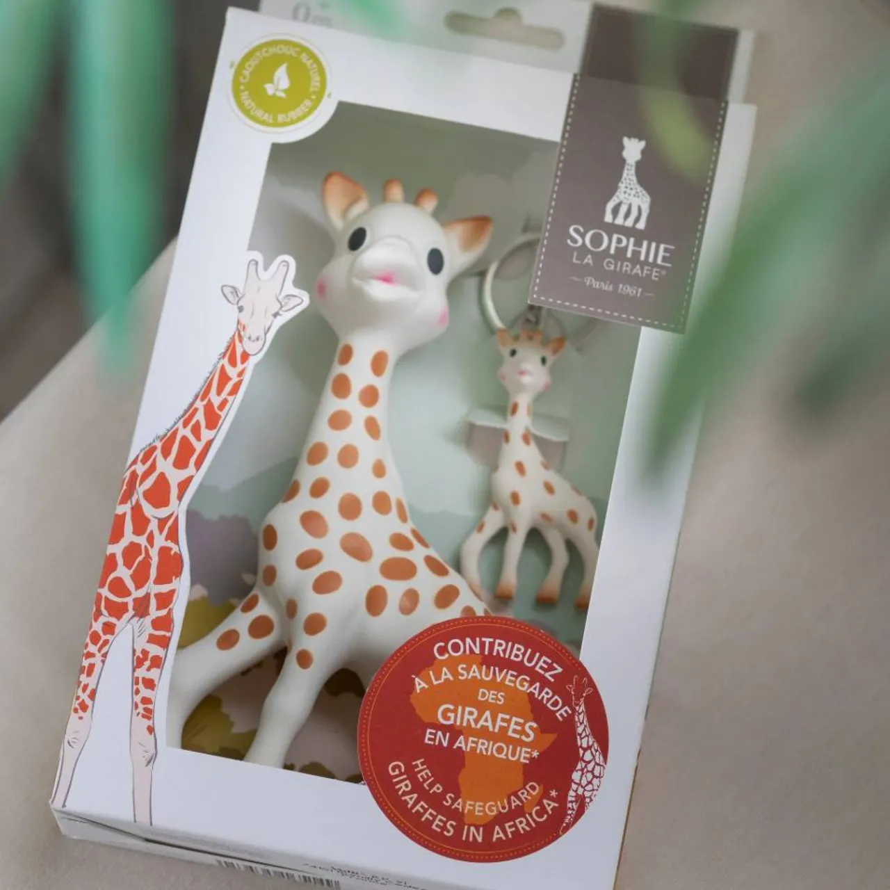 Teeth & Teethers*Vulli Sophie La Girafe - Original Sophie + Free Keyring