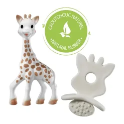 Teeth & Teethers*Vulli Sophie La Girafe and So'Pure Natural Teether Set