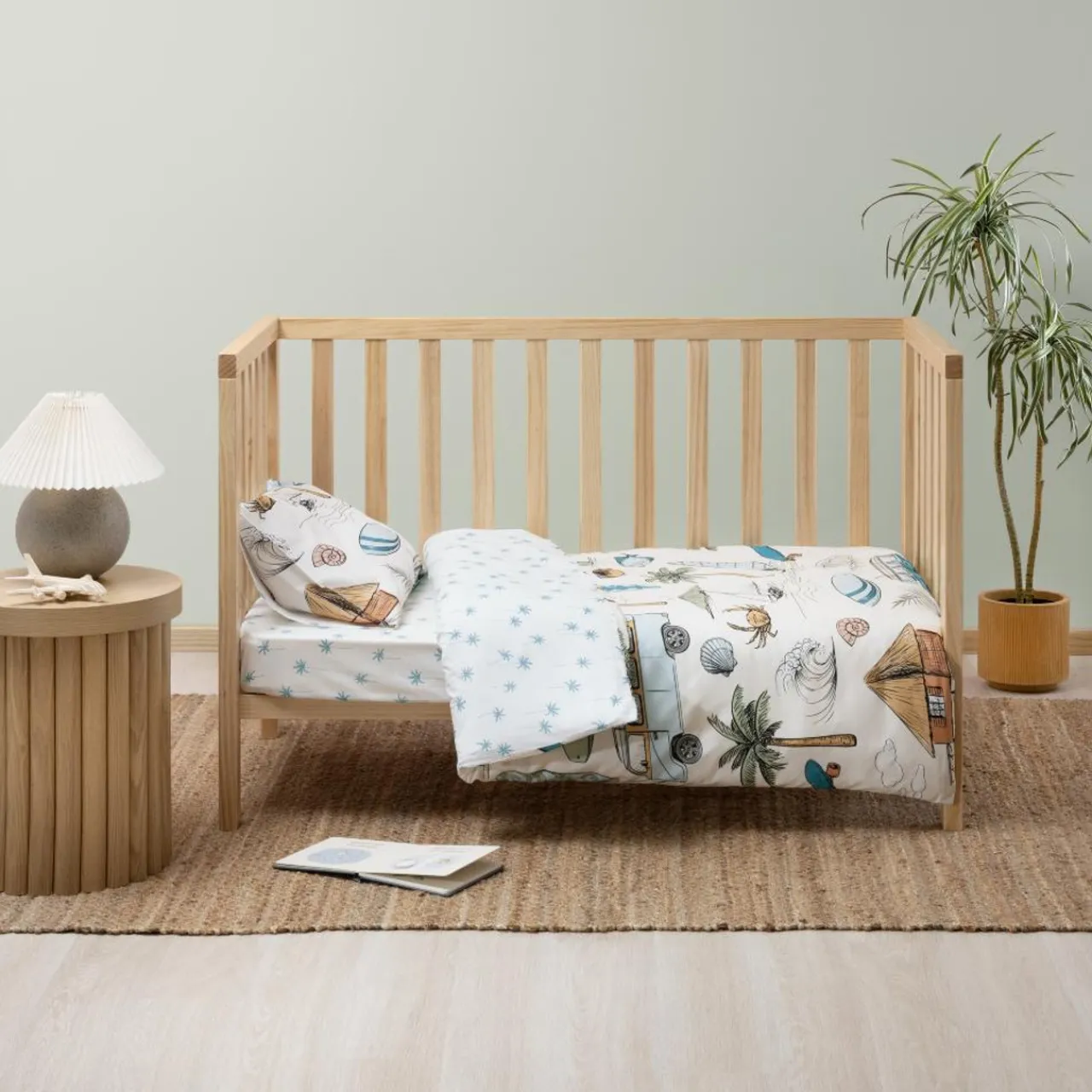 Cot Duvets & Covers*Squiggles Cotton Cot Duvet Cover