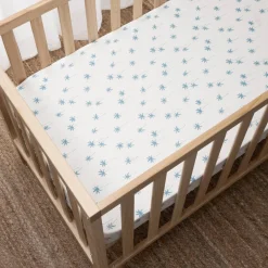 Cot Sheets*Squiggles Cotton Cot Fitted Sheet