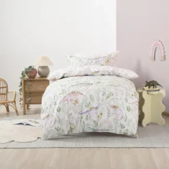 Duvet Inners & Covers*Squiggles Cotton Duvet Cover Set - Dino Garden
