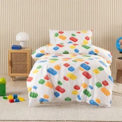 Duvet Inners & Covers*Squiggles Duvet Cover Set - Block Party - Clearance