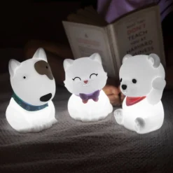 Night Lights|Night Lights*Stellar Haus Rechargeable Night Light - Squishy Puppy