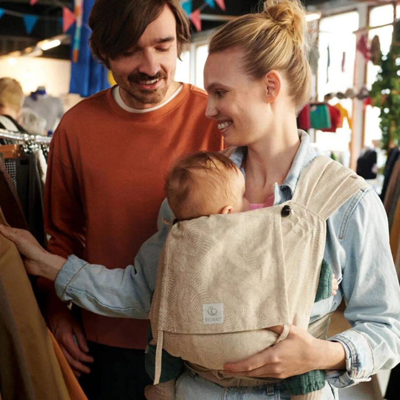 Half Buckle Carriers*Stokke Limas Carrier OCS - Clearance Grey Melange