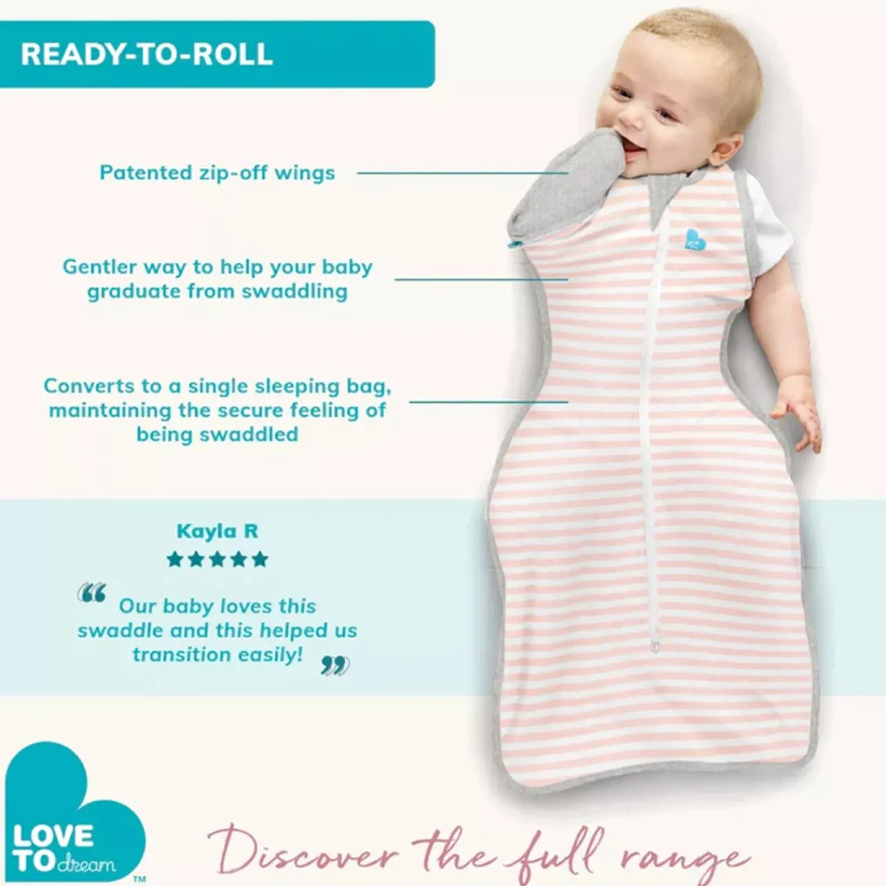 Sleepwear & Pjs|Fitted Swaddles*Love to Dream Swaddle Up 50:50 All Seasons Transition Bag 1.5 tog North Star