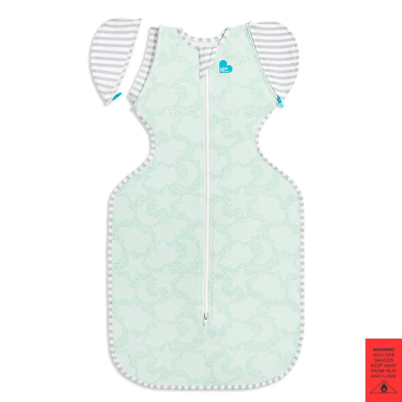 Sleepwear & Pjs|Fitted Swaddles*Love to Dream Swaddle Up 50:50 Transition Bag - Organic 1.0 tog Mint Celestial
