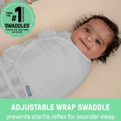 Fitted Swaddles*SwaddleMe by Ingenuity All Season Stage 1 Swaddle 1pk