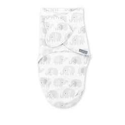 Fitted Swaddles*SwaddleMe by Ingenuity Monogram Collection Stage 1 1.0 tog Swaddle 1pk