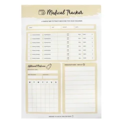 Baby Care*Tags For Good Medical Tracker Fridge Magnet