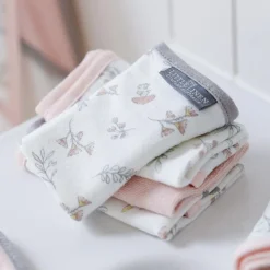 Towels & Facecloths*The Little Linen Company Towelling Washers 6 Pack