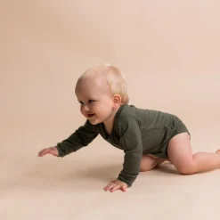 Bodysuits & Singlets|Merino Clothing & Sleepwear*The Sleep Store All Seasons Merino/Tencel Long Sleeve Bodysuit