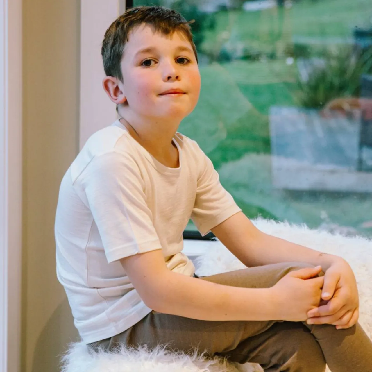 Tops & Pants|Merino Clothing & Sleepwear*The Sleep Store All Seasons Merino/Tencel Kids Short Sleeve Top