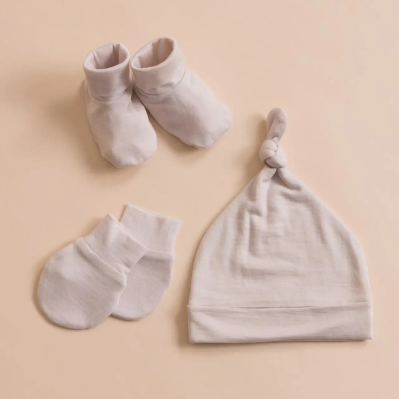 Accessories*The Sleep Store All Seasons Merino/Tencel Baby Mittens Milk