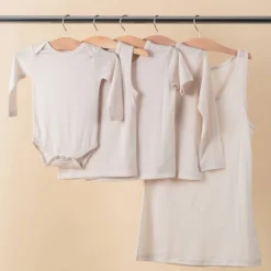 Bodysuits & Singlets|Merino Clothing & Sleepwear*The Sleep Store All Seasons Merino/Tencel Long Sleeve Bodysuit - Premature Size