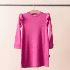 Sleepwear & Pjs|Merino Clothing & Sleepwear*The Sleep Store Deluxe Merino Rib Long Sleeve Nightie Lollipop