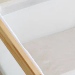 Bassinet & Co-Sleeper Bedding*The Sleep Store Flannelette Large Co-Sleeper Fitted Sheet - 53 x 88cm Natural