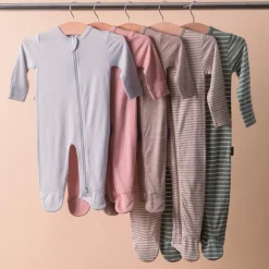 Sleepwear & Pjs|Merino Clothing & Sleepwear*The Sleep Store Jersey Merino - Footed Zipsuit